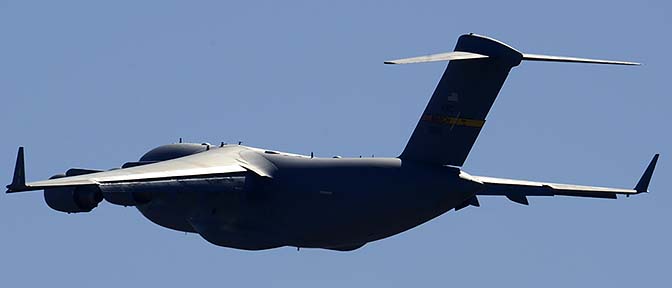 Boeing C-17A 05-5140 of the 792nd Airlift Squadron of the 452nd Air Material Wing, Phoenix Sky Harbor, March 7, 2015